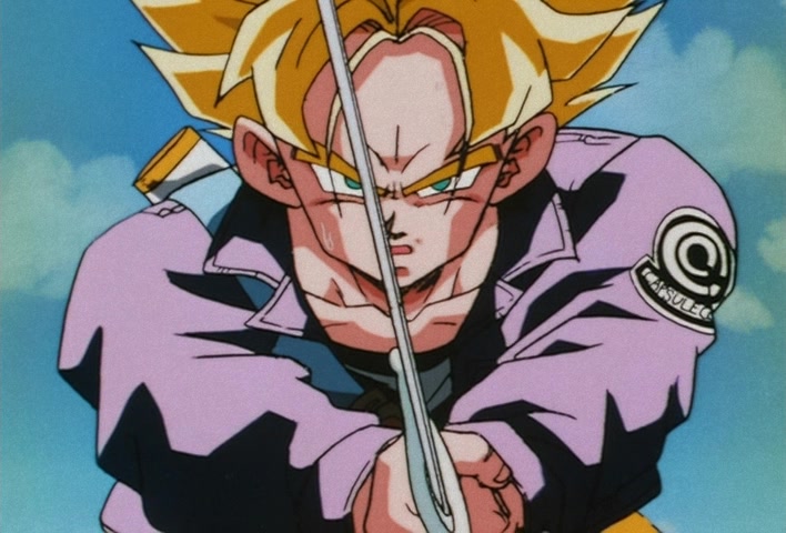 Dragon Ball Z Ep 122: My Dad is Vegeta… Confessions of the Mysterious Boy @ 08:38