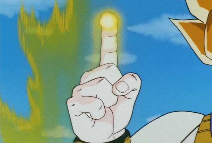 Dragon Ball Z Ep 122: My Dad is Vegeta… Confessions of the Mysterious Boy @ 08:55