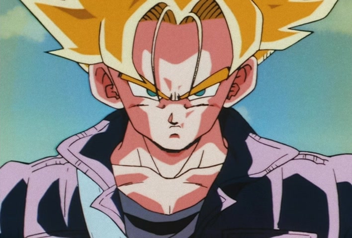 Dragon Ball Z Ep 122: My Dad is Vegeta… Confessions of the Mysterious Boy @ 09:24