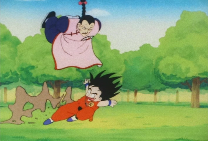 Dragon Ball Z Ep 128: Goku's Double-Shock!! Caught Between Illness and Adversary @ 09:06