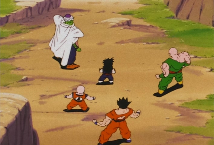 Dragon Ball Z Ep 129: The Might of Vegeta!! The Blood of a Super Saiyan Awakens @ 02:36
