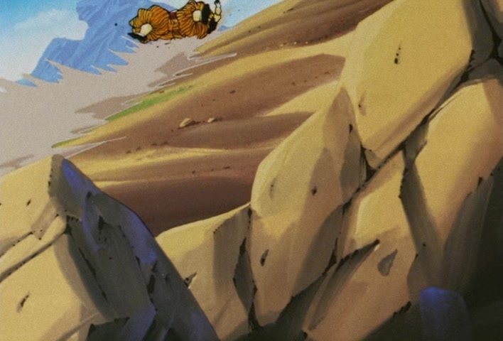 Dragon Ball Z Ep 129: The Might of Vegeta!! The Blood of a Super Saiyan Awakens @ 08:37