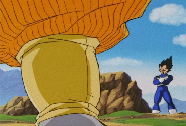 Dragon Ball Z Ep 129: The Might of Vegeta!! The Blood of a Super Saiyan Awakens @ 10:04