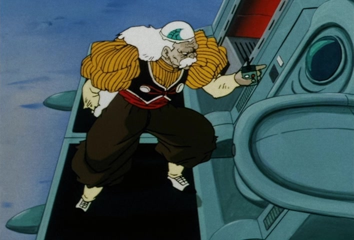 Dragon Ball Z Ep 134: Too Late to Do Anything?! The Ultimate Weapons to Kill Goku @ 02:13