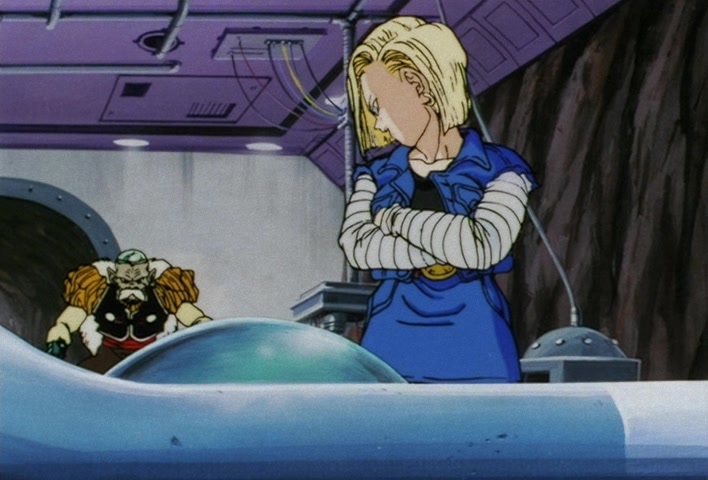 Dragon Ball Z Ep 134: Too Late to Do Anything?! The Ultimate Weapons to Kill Goku @ 05:25