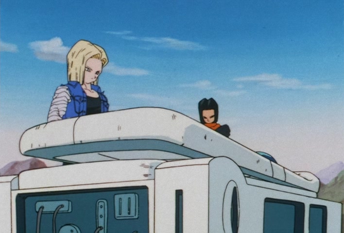 Dragon Ball Z Ep 135: A Cute Face, and Super Power?! No. 18 Has No Blind Spot @ 02:25