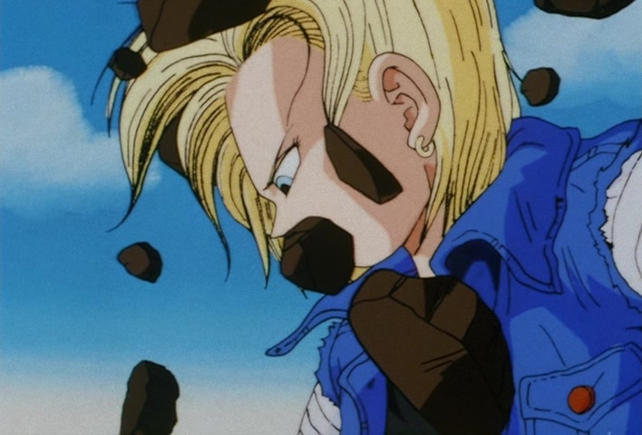Dragon Ball Z Ep 135: A Cute Face, and Super Power?! No. 18 Has No Blind Spot @ 04:44