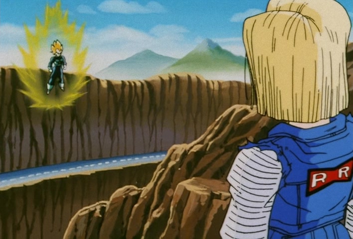 Dragon Ball Z Ep 135: A Cute Face, and Super Power?! No. 18 Has No Blind Spot @ 05:19