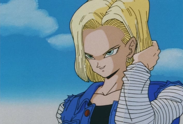 Dragon Ball Z Ep 135: A Cute Face, and Super Power?! No. 18 Has No Blind Spot @ 05:31