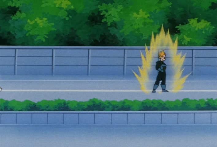 Dragon Ball Z Ep 135: A Cute Face, and Super Power?! No. 18 Has No Blind Spot @ 09:06