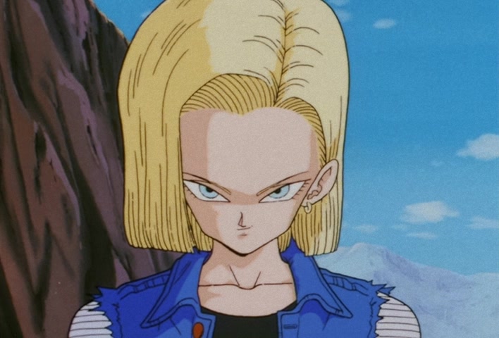 Dragon Ball Z Ep 135: A Cute Face, and Super Power?! No. 18 Has No Blind Spot @ 11:13