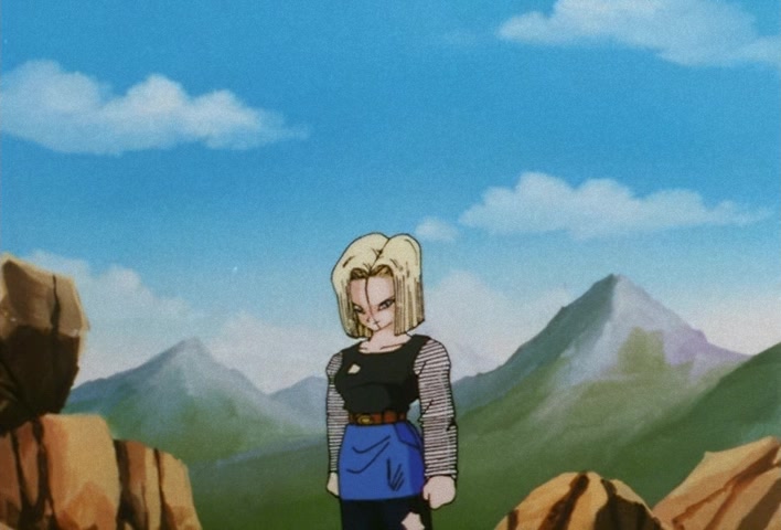 Dragon Ball Z Ep 138: Walking Weapons of Mass Destruction!! The Artificial Humans Draw Near Goku @ 06:11