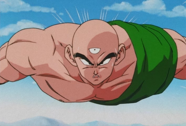 Dragon Ball Z Ep 138: Walking Weapons of Mass Destruction!! The Artificial Humans Draw Near Goku @ 08:47