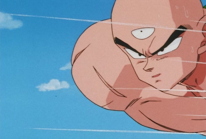 Dragon Ball Z Ep 138: Walking Weapons of Mass Destruction!! The Artificial Humans Draw Near Goku @ 08:53