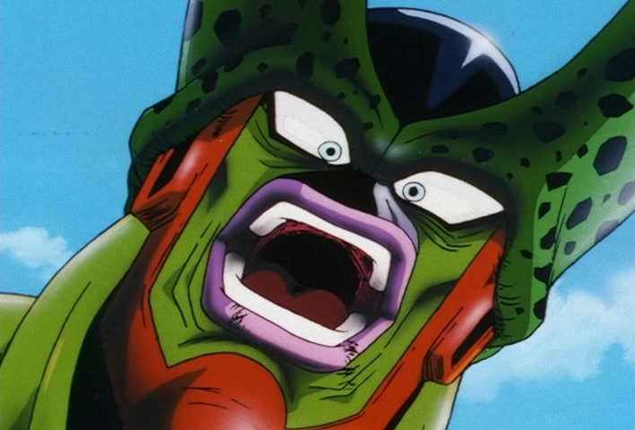 Dragon Ball Z Ep 159: A Shock to the Entire Universe!! Cell, A Spectacular Evolution Toward His Perfect Form @ 03:29