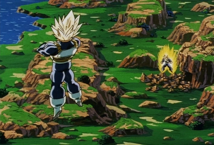 Dragon Ball Z Ep 159: A Shock to the Entire Universe!! Cell, A Spectacular Evolution Toward His Perfect Form @ 11:00