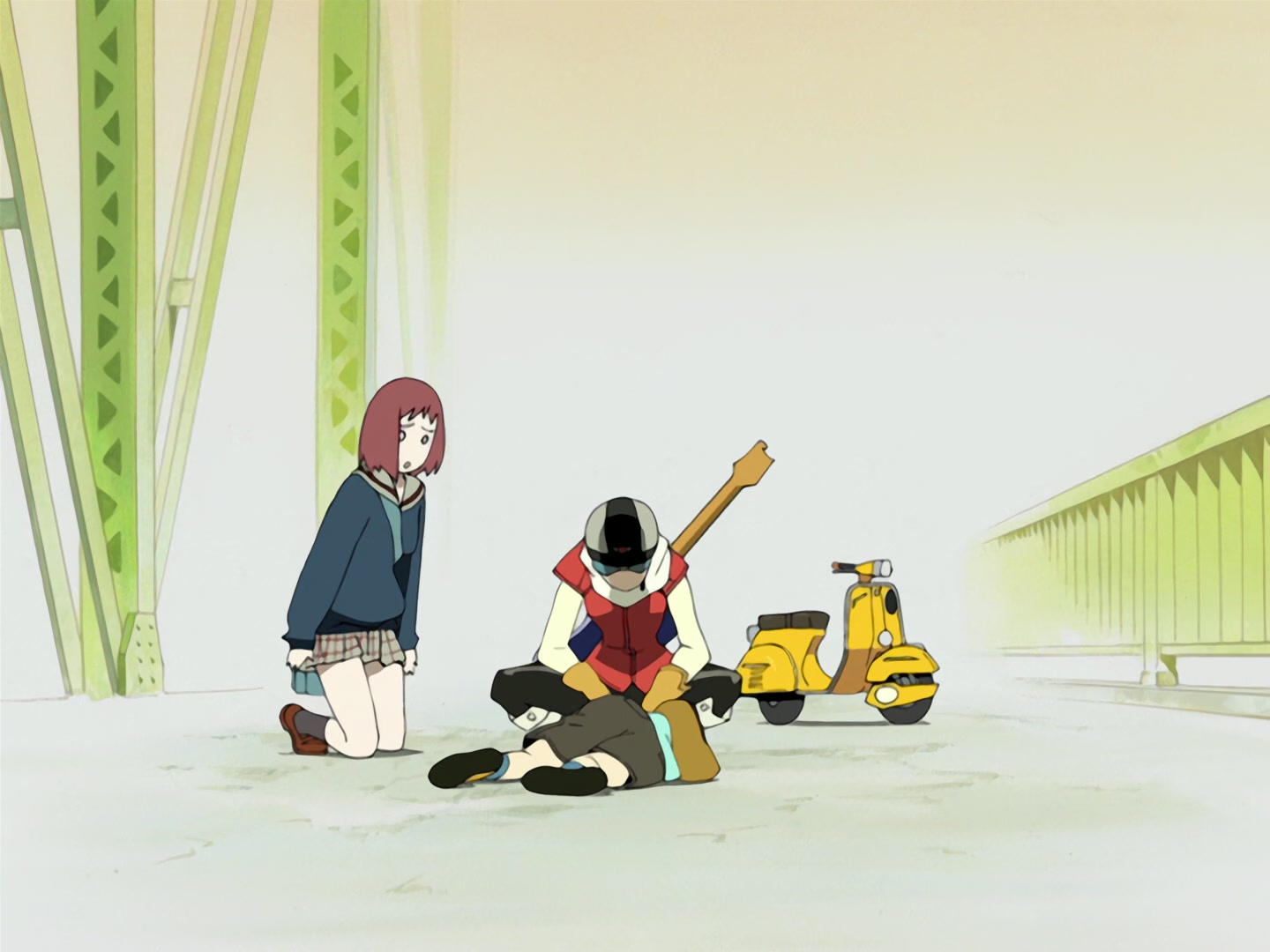 FLCL — Ep 1: Fooly Cooly @ 04:13