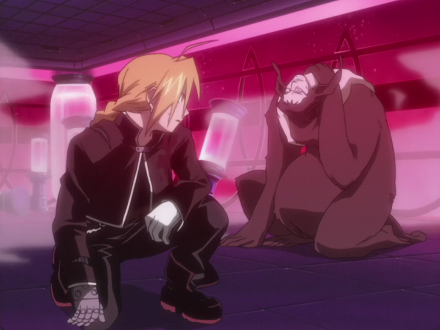 Fullmetal Alchemist Ep 22: Created Human @ 10:39