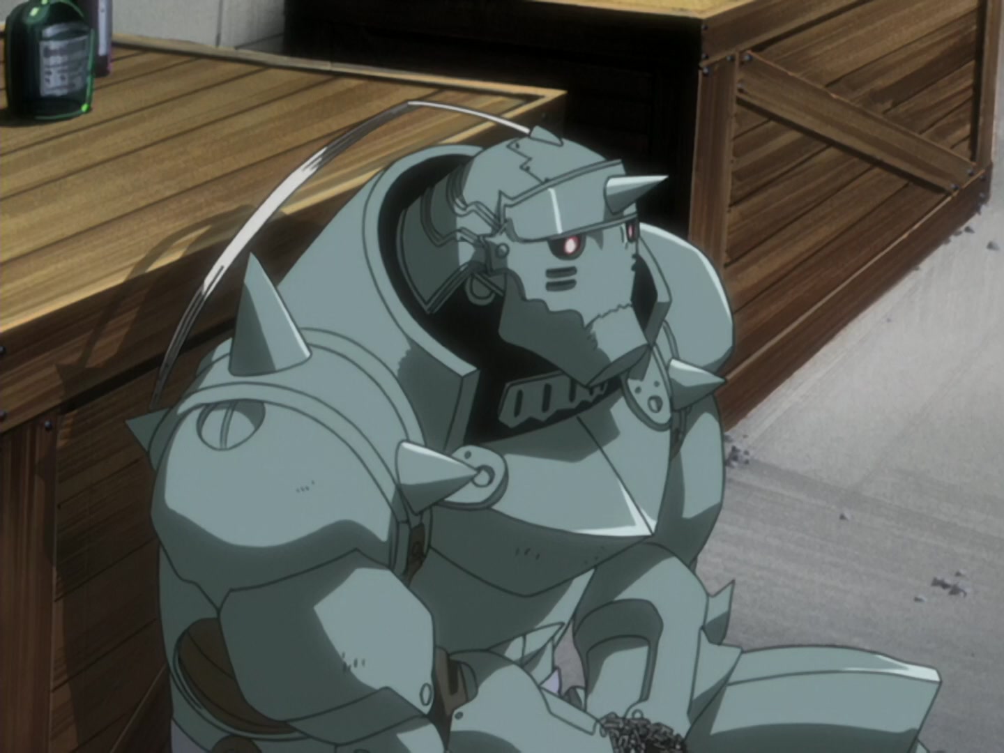 Fullmetal Alchemist Ep 33: Al, Captured @ 13:34