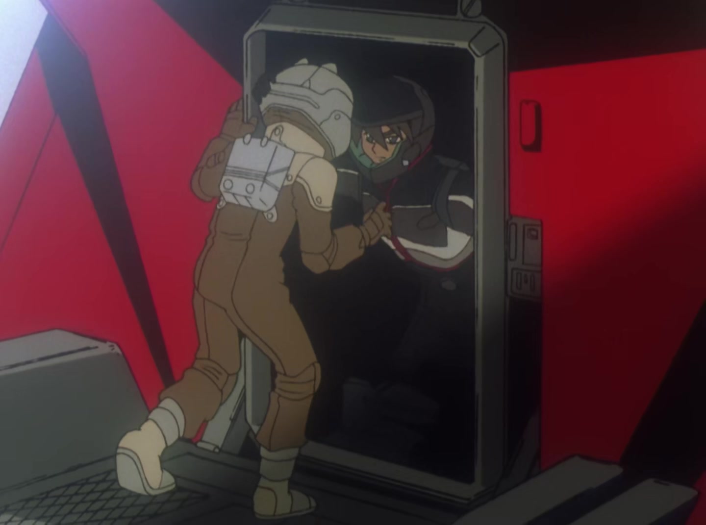 Mobile Suit Gundam Wing Ep 48: Takeoff into Confusion @ 06:54