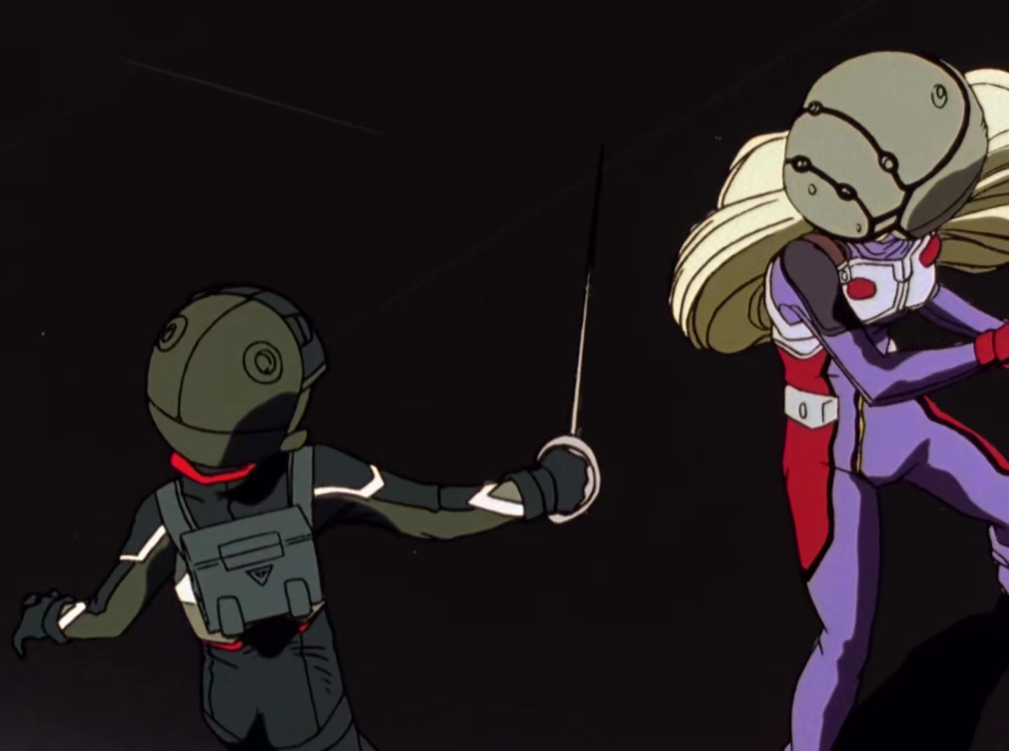 Mobile Suit Gundam Wing Ep 48: Takeoff into Confusion @ 10:33