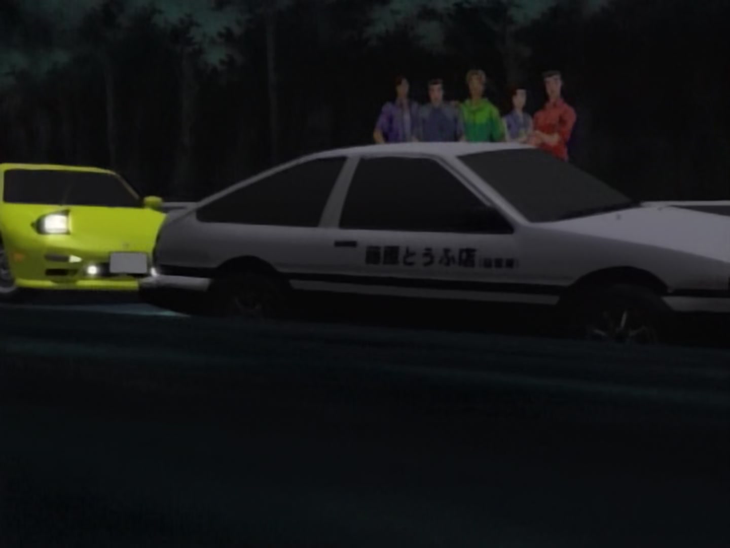 Initial D Ep 5: Dogfight! @ 05:21