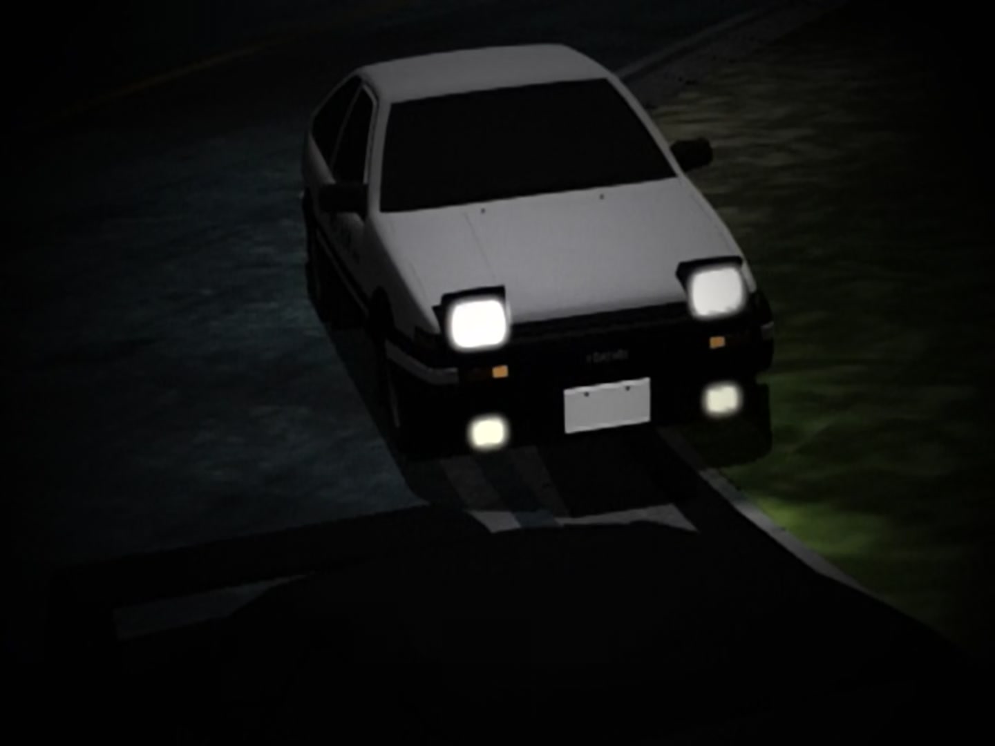 Initial D Ep 10: The 5 Consecutive Hairpins @ 10:40