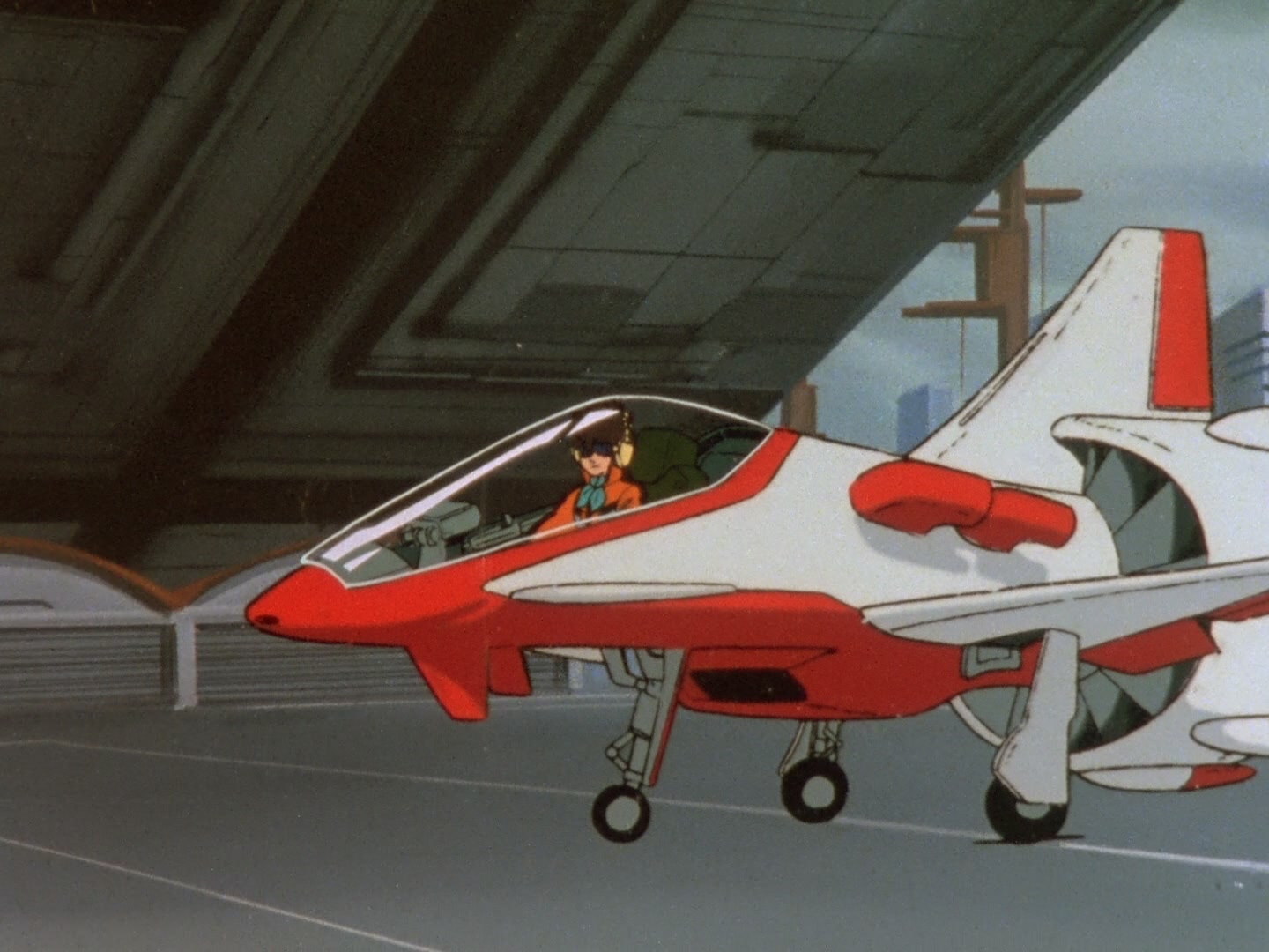 Super Dimension Fortress Macross — Ep 1: Booby Trap @ 08:40