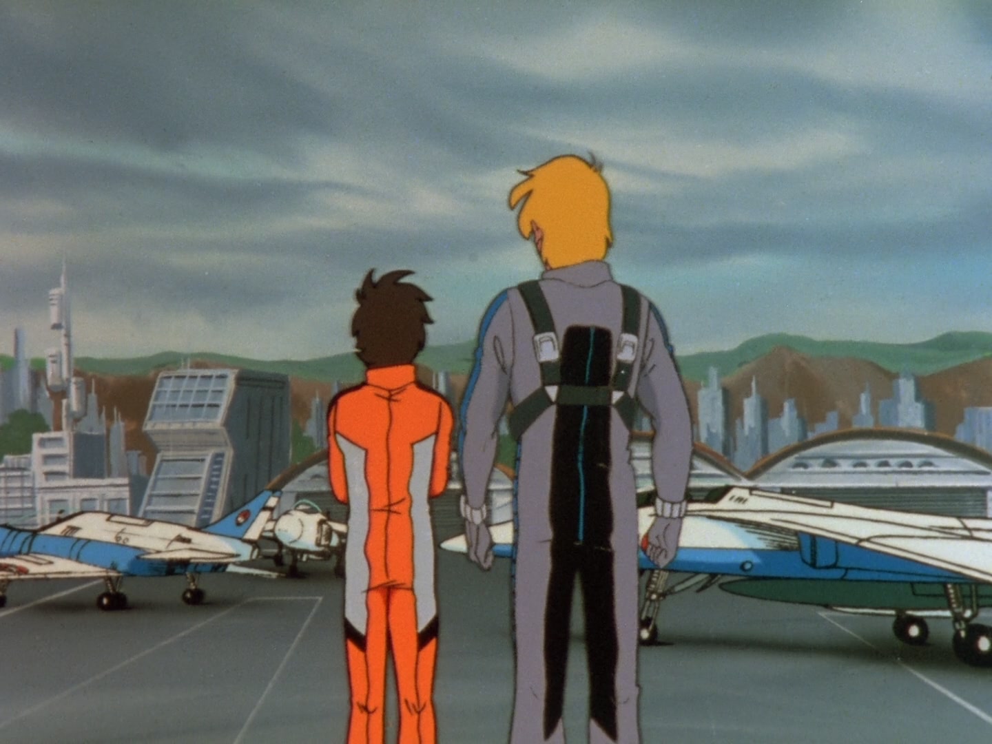Super Dimension Fortress Macross — Ep 1: Booby Trap @ 09:24