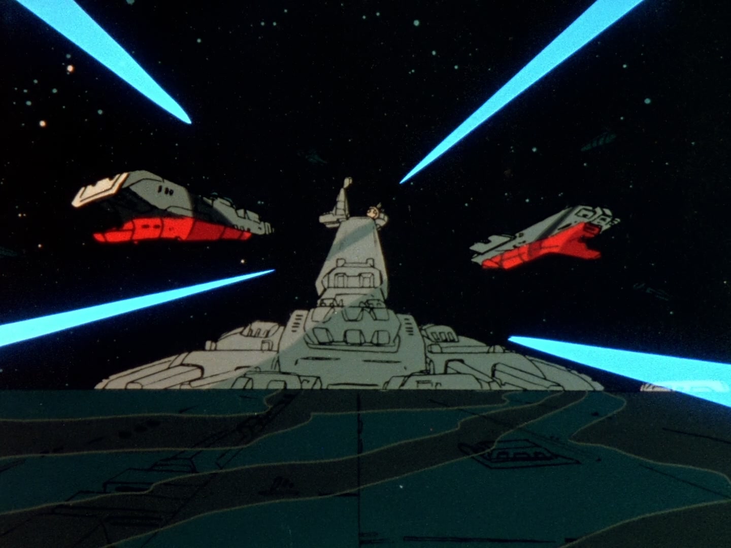 Super Dimension Fortress Macross Ep 3: Space Fold @ 12:48