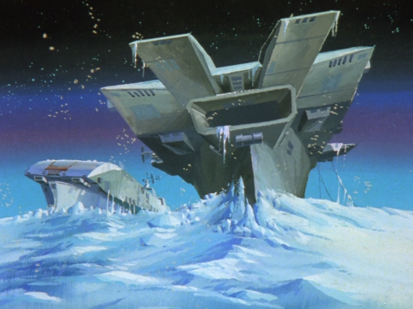 Super Dimension Fortress Macross Ep 5: Transformation @ 01:48