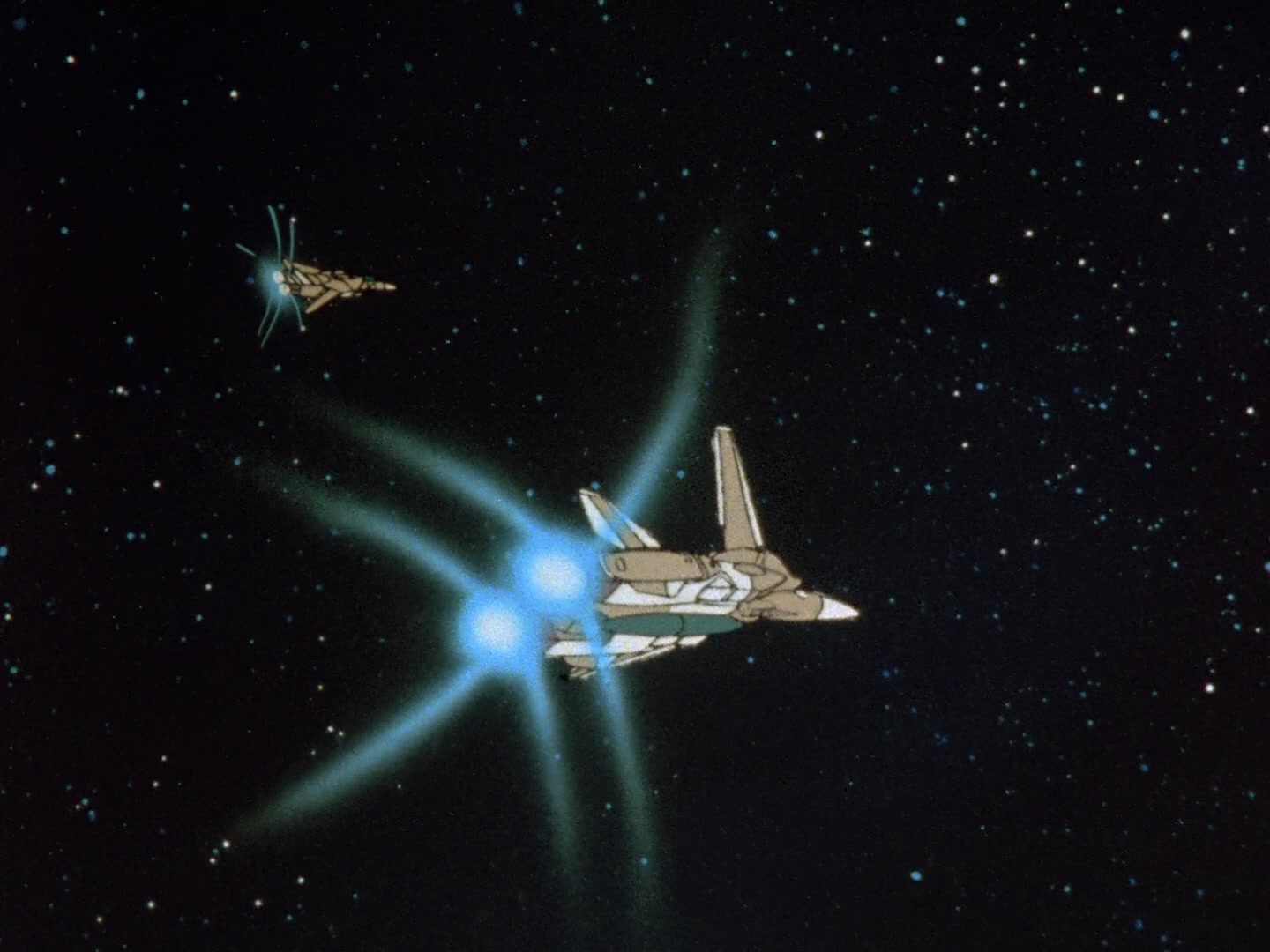 Super Dimension Fortress Macross Ep 5: Transformation @ 09:38