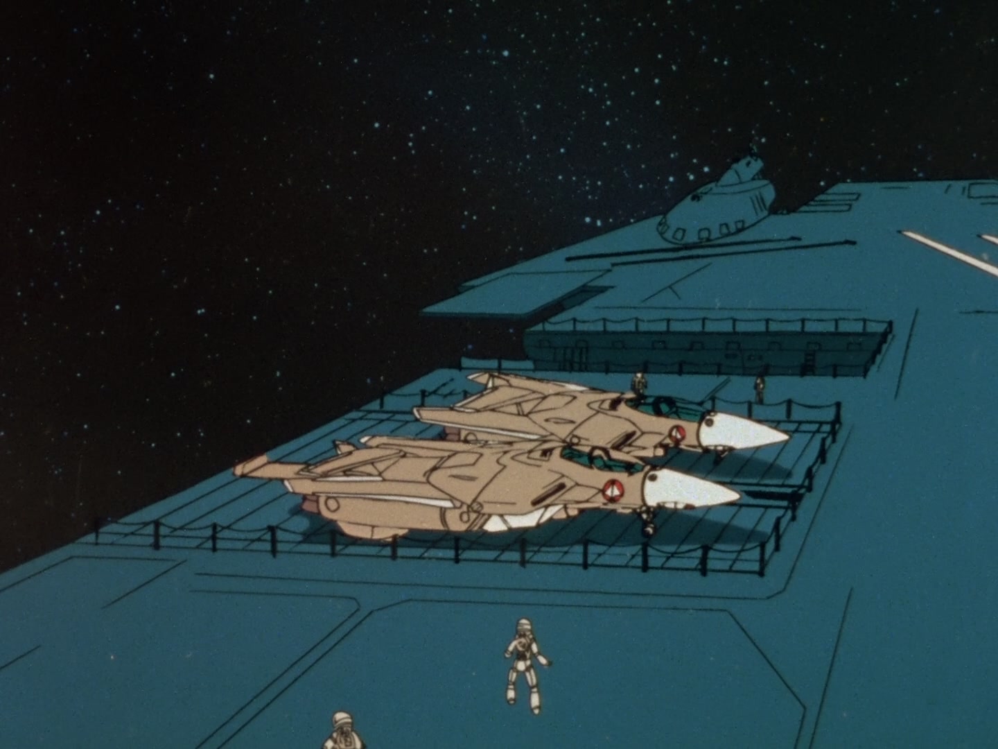 Super Dimension Fortress Macross Ep 13: Blue Wind @ 16:14