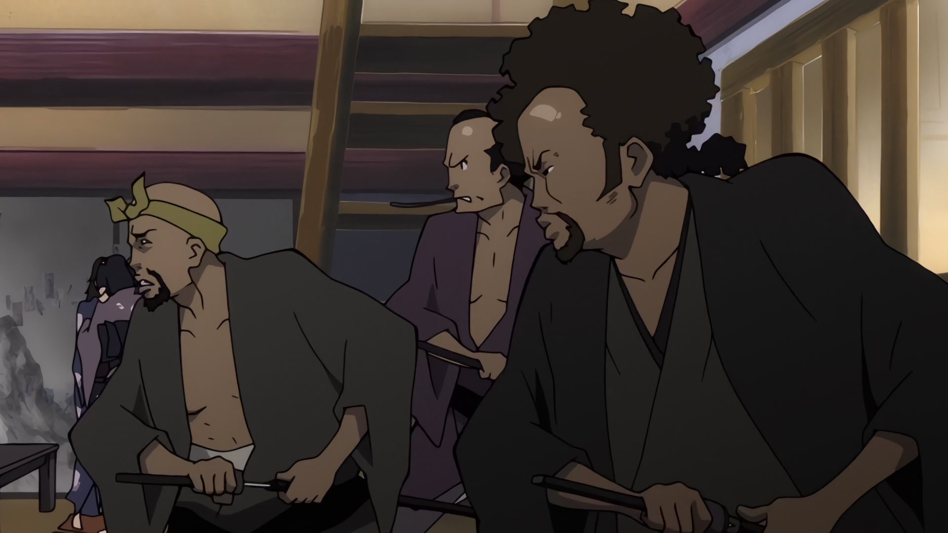 Samurai Champloo — Ep 1: Tempestuous Temperaments @ 08:02